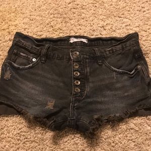 High-waisted Free People shorts